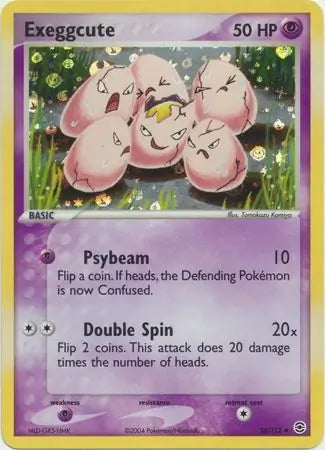 FireRed & LeafGreen Exeggcute #33/112 reverse holo